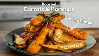 Honey Glazed Carrots and Parsnips  Super Easy Christmas Side Dish [upl. by Heuser470]