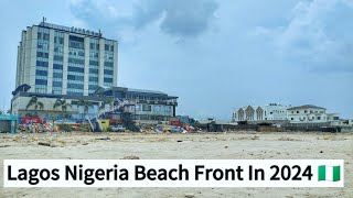 Landmark and Oniru Beach After Demolition  Lagos To Calabar Coastal Highway [upl. by Tybi]