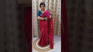 trending jimmi choo saree sareeforparty jimmichoosaree saree meesho song newsong [upl. by Kenwood]