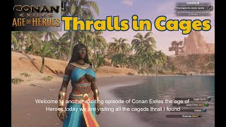 Conan Exiles Beginners guide to thralls in cages boosteroid conanexiles [upl. by Caruso738]