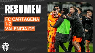 FC CARTAGENA 1  2 VALENCIA CF  RESUMEN DEL PARTIDO [upl. by Vasiliu978]