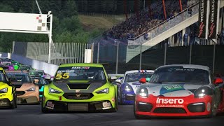 Daily Races in Assetto Corsa  TCR vs GT4  Div 1 [upl. by Aiyekal352]