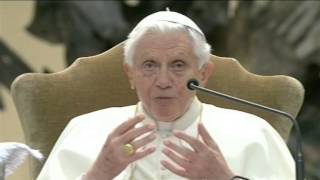 Pope Benedict XVI speaks to priests of Rome about Vatican II English translation [upl. by Navonoj]