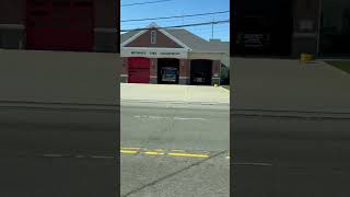 Passing by Bethpage Fire Department Station 5 recored by cousin [upl. by Hulburt]