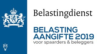 Belastingaangifte over 2019 [upl. by Noivax]