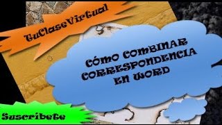 Combinar Correspondencia en Word [upl. by Yesima]