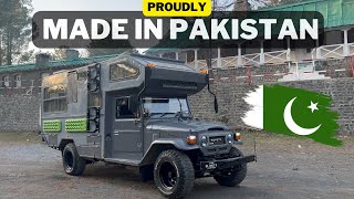 WORLDS BEST FJ CAMPER  LAND CRUISER 40 SERIES CONVERTED INTO AN EXPEDITION VEHICLE  PAKISTAN [upl. by Aelrac]