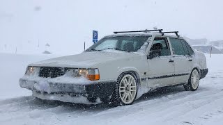 Volvo 940 Turbo Snow drift [upl. by Silecara225]