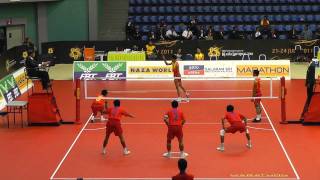 2011 Sepak Takraw World Cup  Cambodia vs China [upl. by Darrick829]