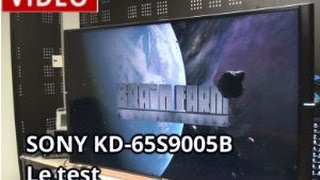 Test du Sony KD65S9005B  le premier téléviseur courbé 4K du géant japonais [upl. by Buddie]