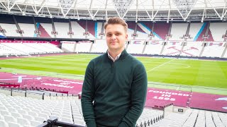 UCFB In The Industry Sam Adams  Partnership Manager at West Ham United [upl. by Otreblig]