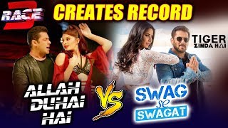 Allah Duhai Hai BEATS Swag Se Swagat BREAKS All Records  RACE 3  Salman Khan [upl. by Mallen]