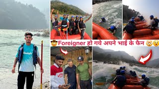 Swift को लेकर गए Rishikesh rafting करने  मजा आ गया Foreigner हो गया अपने Bhai के fan ❤️ [upl. by Nylekoorb]