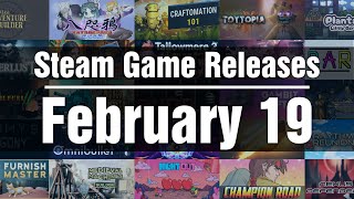 New Steam Games  Monday February 19 2024 [upl. by Yllen843]