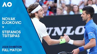 Novak Djokovic v Tsitsipas Full Match  Australian Open 2024 Exhibition [upl. by Razaile663]