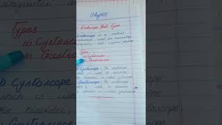 Define Endoscope and Types Mi Handwriting physics handwriting science handwritingimprovement [upl. by Schrick]