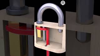 Simple DIY Padlock and Key  Clip 88 padlock doorlock diallock [upl. by Wilburt]