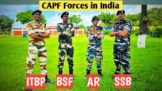 Para Military forces in India  CAPF Forces in India [upl. by Noyahs979]