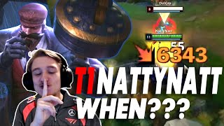 NattyNatt shows Korean prodigy T1 Gumayusi the peak of EU 💪🏻 [upl. by Ayerdna]