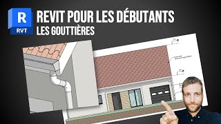 Dessiner des gouttières dans Revit [upl. by Lashar273]