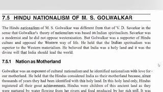 Indian Political Thought  Thoughts of MS Golwalkar [upl. by Cilla]