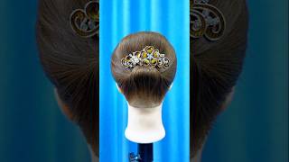 simple amp elegant hairstyles ❤️🎀hairhacks hair hairstyle [upl. by Lekkim]