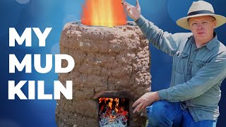 Make a Pottery Kiln at Home for Free  Primitive Convection Kiln in my Backyard [upl. by Aleyak]