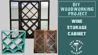 Woodworking Project Build a Wine Storage Cabinet [upl. by Anirbes]