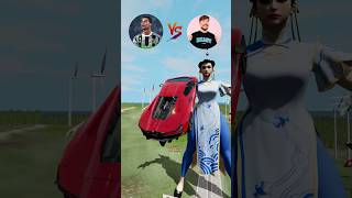 CR7 vs Mr Beast Jump Challenge ⚽️ beamngdrive shorts football ronaldo mrbeast [upl. by Jereld]