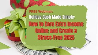 Worried About Holiday Expenses Let’s Fix That  Nov 22 Webinar Replay [upl. by Eecal]