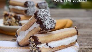 Savoiardi panna e cioccolato  Ricette che Passione [upl. by Alli488]