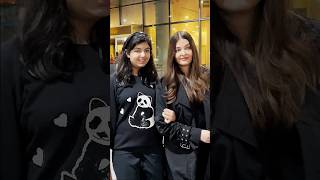 Aishwarya Rai Returns to Mumbai With Aaradhya Bachchan After Sensational Walk at Paris Fashion Week [upl. by Ahsilak]