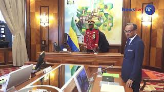 reportage Gabon  Conseil des Ministres ce jeudi 28 décembre 2023 à la Présidence de la République [upl. by Hukill403]