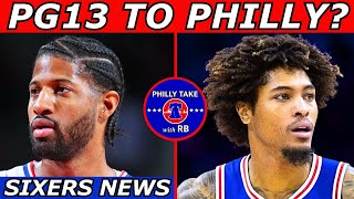 Sixers Are About To Sign Paul George LIVE WATCH  Kelly Oubre ReSigns To TwoYear Deal [upl. by Bocock]