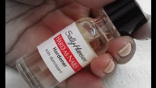 Sally Hansen Hard as Nails Review [upl. by Nitsruk706]