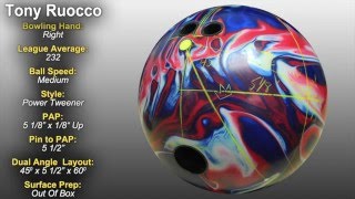 bowlingballcom Brunswick Ultimate Nirvana Bowling Ball Reaction Video Review [upl. by Adlitam466]