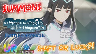 DanMachi Battle Chronicle  Filvis Blue Tank Summons Shaft Or Luck [upl. by Bannerman]