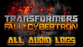 Transformers Fall of Cybertron  All Audio Log Locations Cassetticon Audiophile [upl. by Oramug]