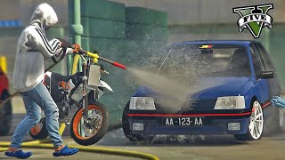 GO FAST EN PEUGEOT 205 GTI ON REND DINGUE LA GENDARMERIE  GTA V RP MOD [upl. by Micah]