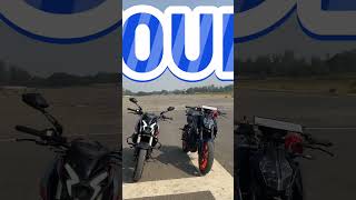 Ktm duke 250 VS ns400z  finally someone its time to see them together 250 ns400 [upl. by Neicul]