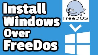 How To Install Windows Over FreeDos Computers  EASY [upl. by Chuah]