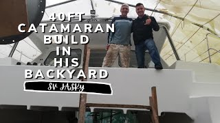 Building a 40ft CATAMARAN in your BACK YARD  YACHT REBUILD WEEK 43 [upl. by Swen677]