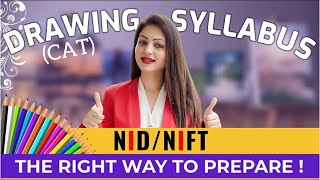 Detailed DRAWING SYLLABUS for NIFT  NID CAT amp DAT Right Sequence for Successful Preparation [upl. by Minerva]