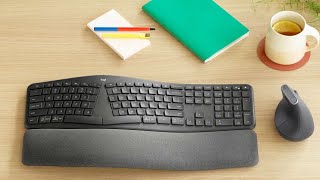 Logitech Ergo K860  best wireless keyboard review watch before buy [upl. by Figge808]