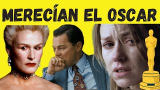 ⭐Top Excelentes y MEJORES ACTUACIONES de películas que merecían ganar el OSCAR pero no lo lograron⭐ [upl. by Onaicram]