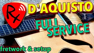 DAquisto Guitar Full Service  part 2 [upl. by Aohk]