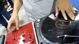 NAMM 2010 Vestax PMC05ProIV scratch demo [upl. by Calypso178]