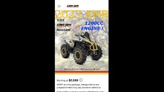 FIRST LOOK AT THE 2023 CANAM LINEUP 1200CC RENEGADE [upl. by Lakim223]