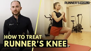 How to treat runners knee  Runners World [upl. by Annayt483]