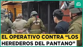 Operativo contra quotLos Herederos del Pantanoquot Cae banda en La Pintana [upl. by Camfort]